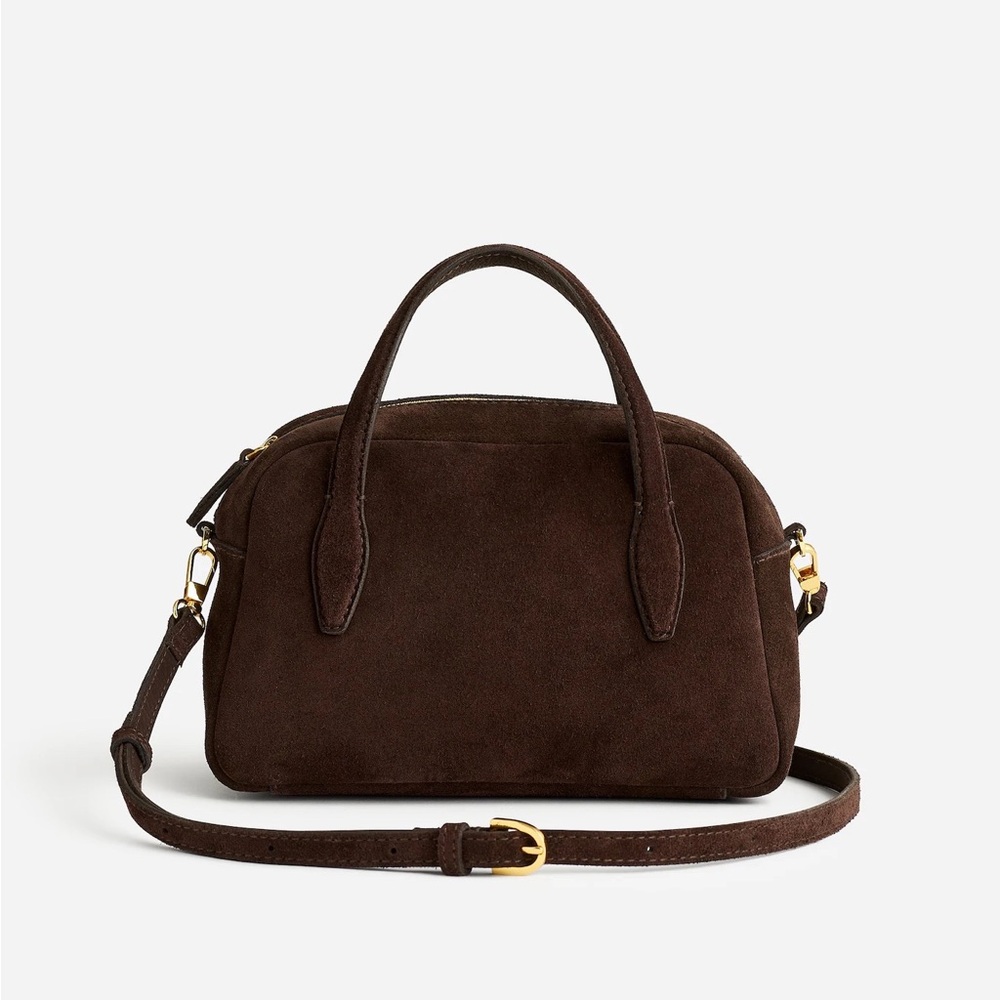 Madewell Suede Top Handle Crossbody Bag